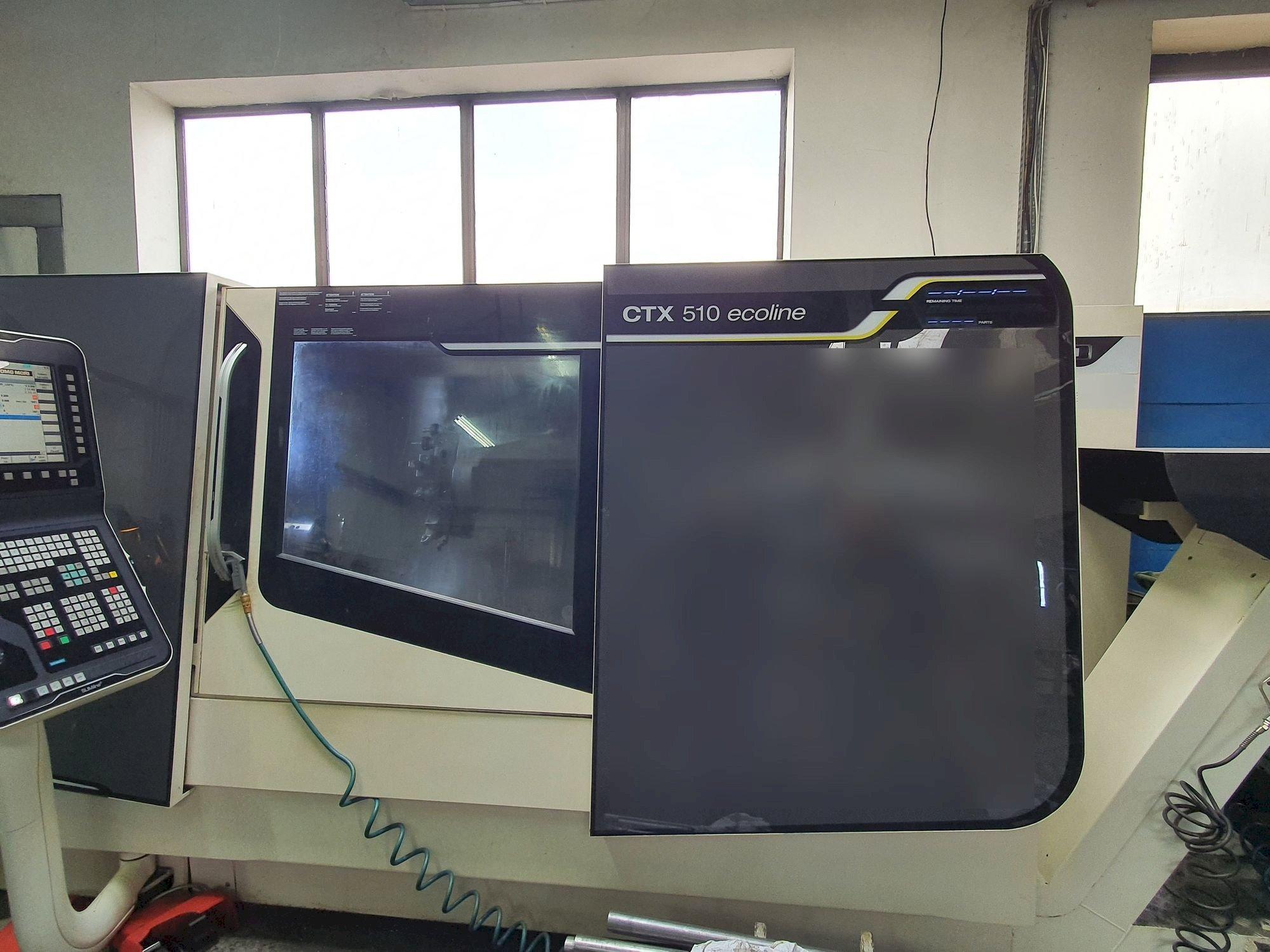 Makine  DMG MORI CTX 510 V3 Ecoline - Önden görünüm