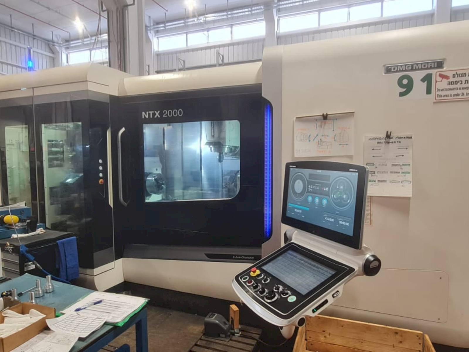 Makine  DMG MORI NTX 2000 - Önden görünüm