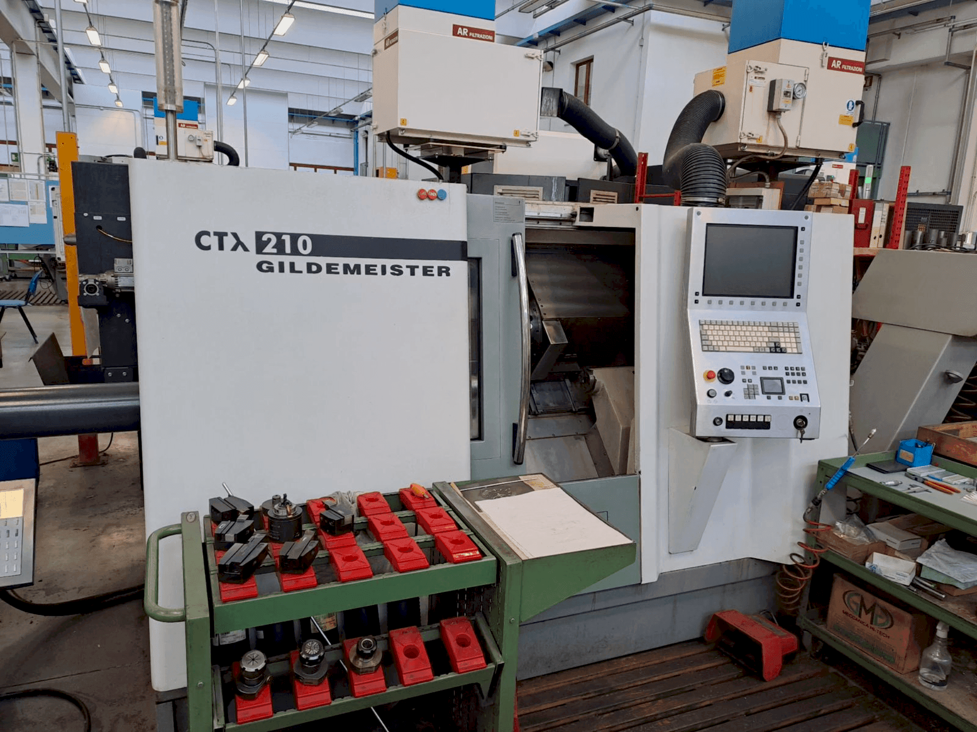 Makine  Gildemeister CTX 210 - Önden görünüm