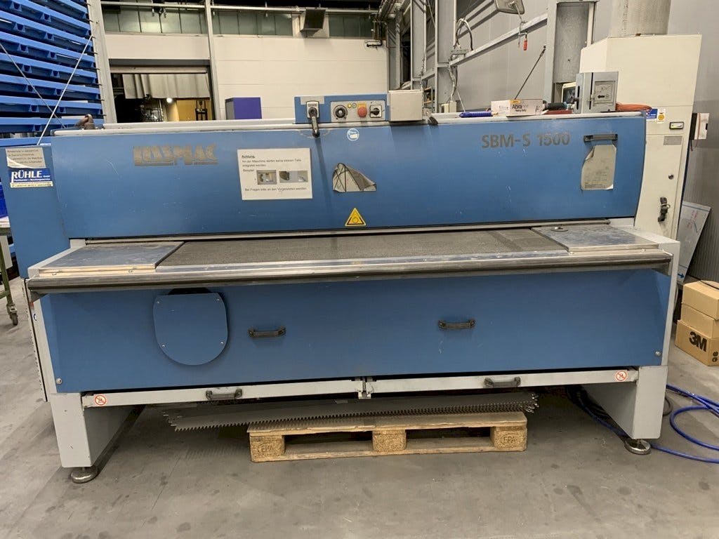 Makine  LISSMAC SBM-S 1500 - Önden görünüm