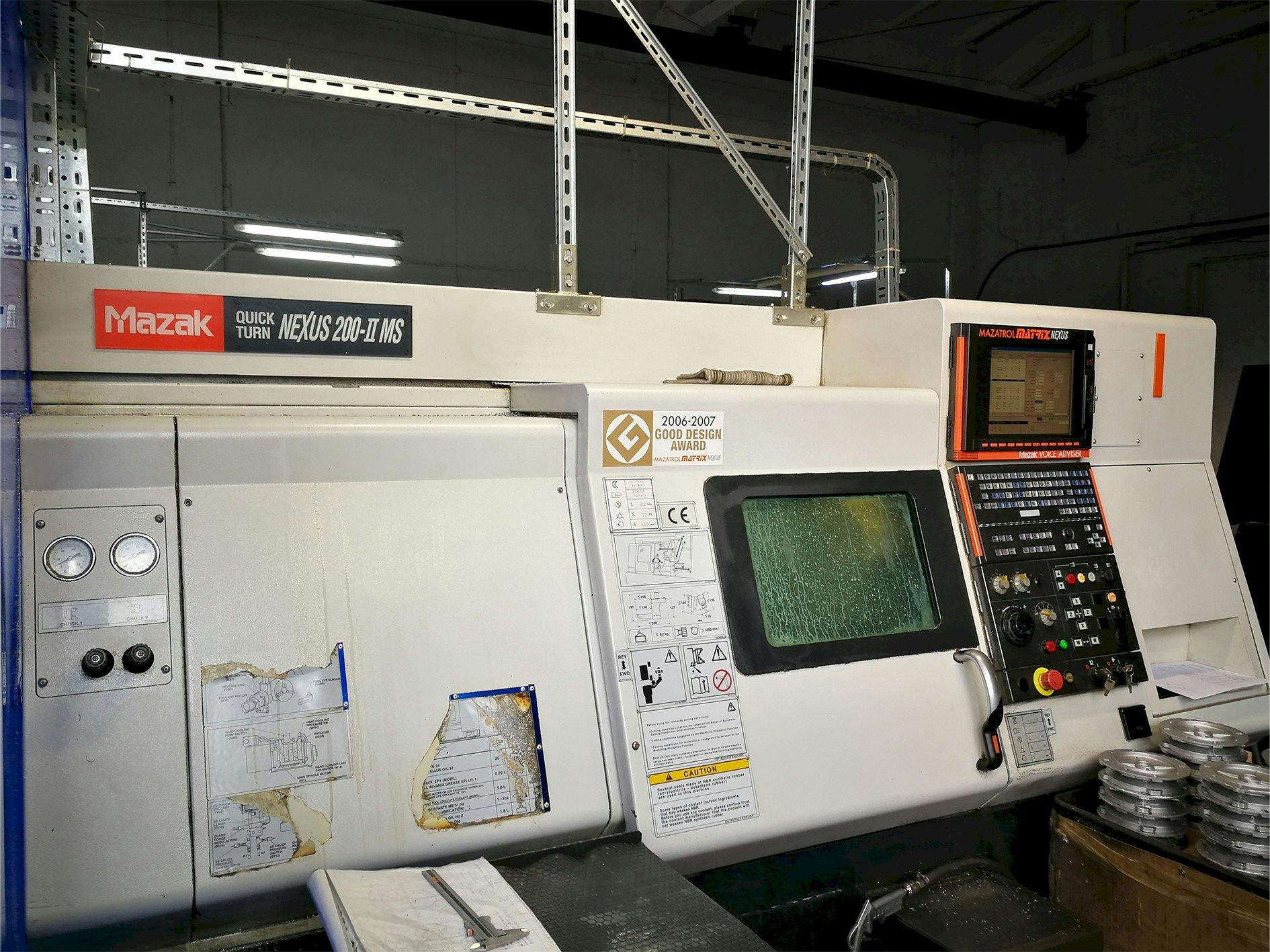 Makine  Mazak Quick Turn Nexus 250-II MS - Önden görünüm