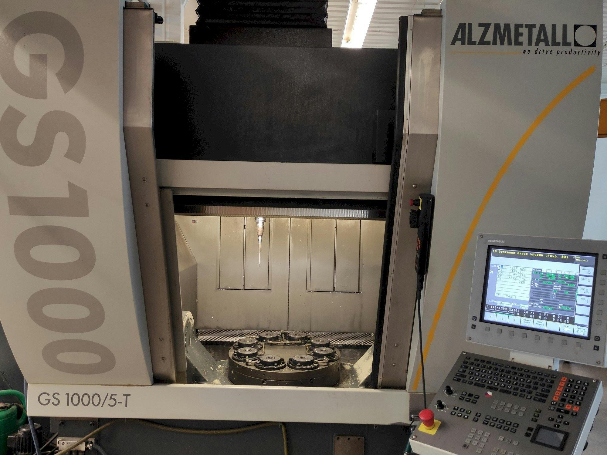 Makine  Alzmetall GS 1000/5-T - Önden görünüm