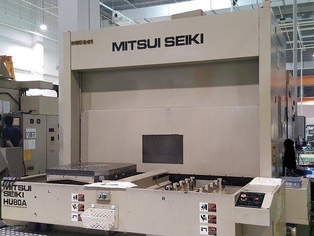 Makine  Mitsui Seiki HU80A - Önden görünüm