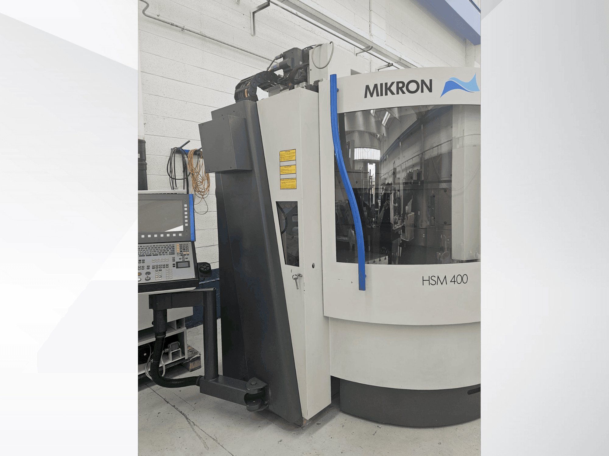 Makine  MIKRON HSM 400 - Önden görünüm