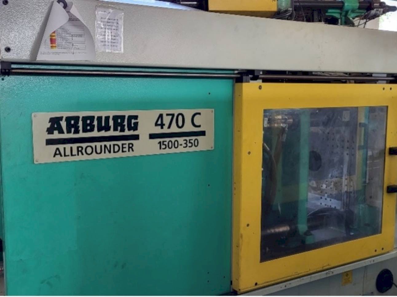 Makine  Arburg Allrounder 470C 1500 - 350/150 - Önden görünüm