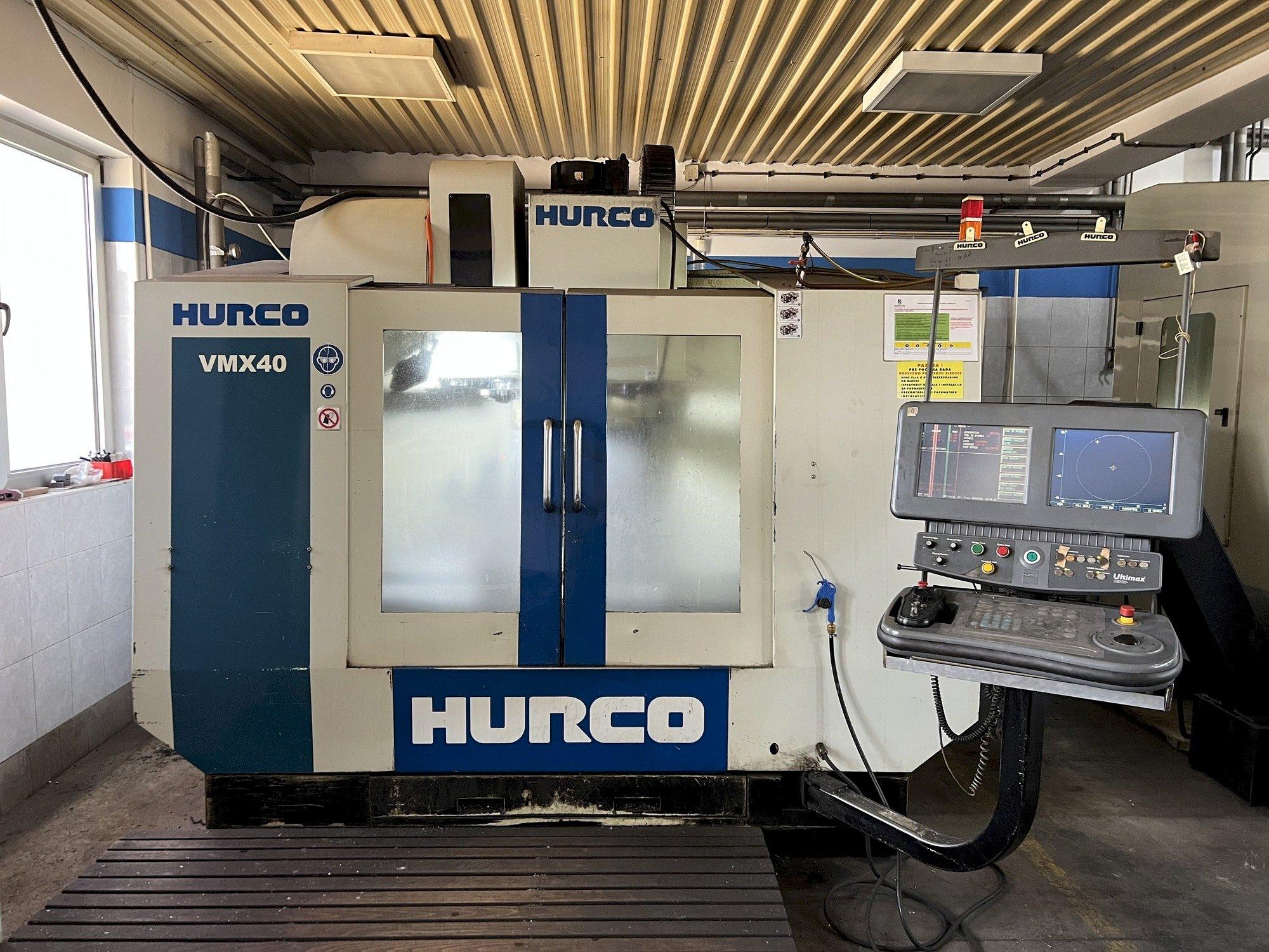 Makine  Hurco VMX 40 - Önden görünüm